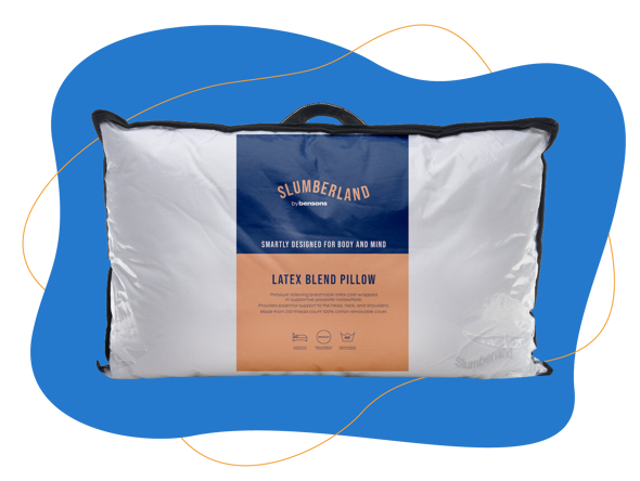 Slumberland online latex pillow